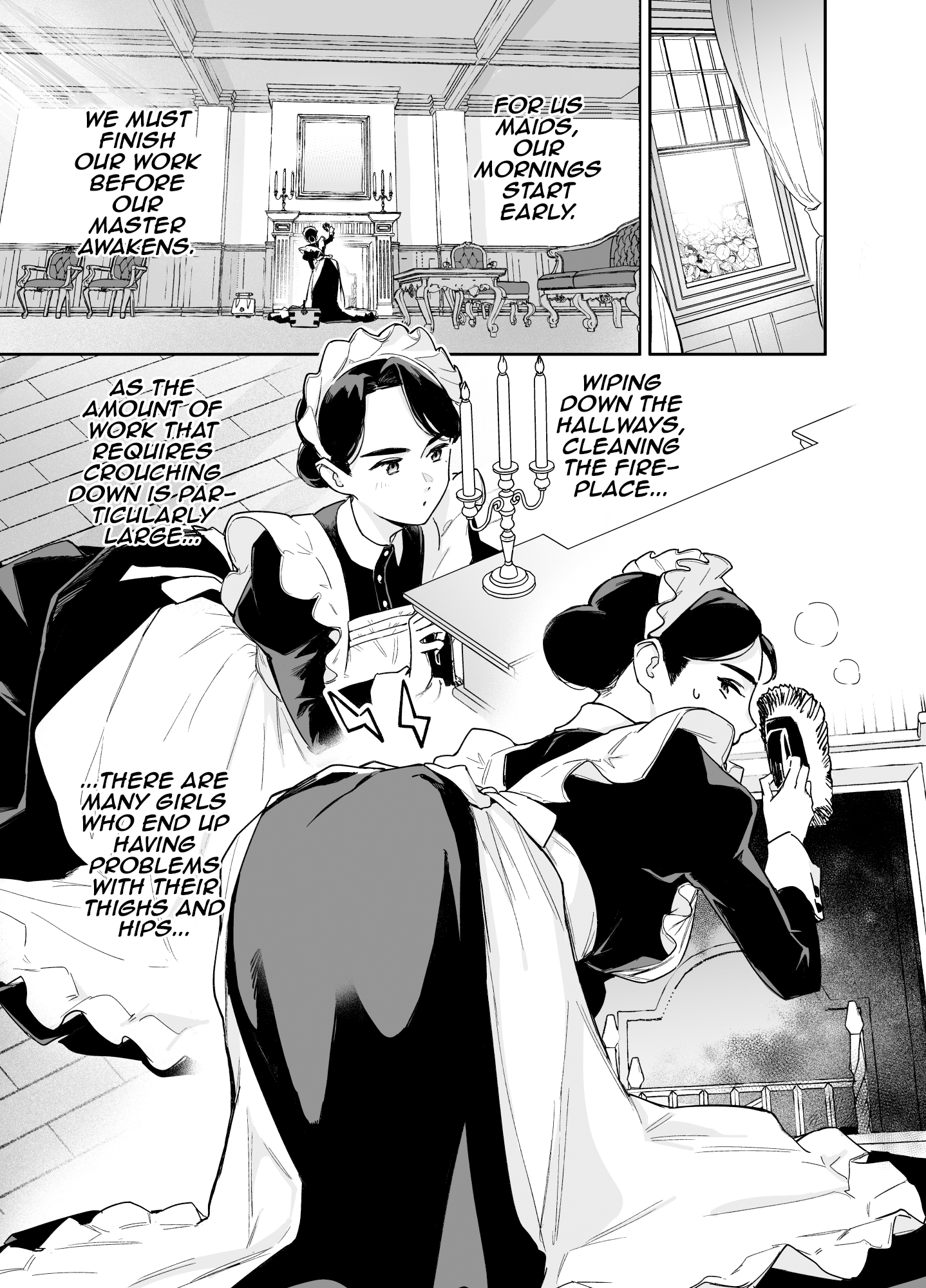 Hentai Manga Comic-My Housemaid Bridget's Sexual Service ~ Everything From Fireplace Cleaning, To Babymaking-Read-4